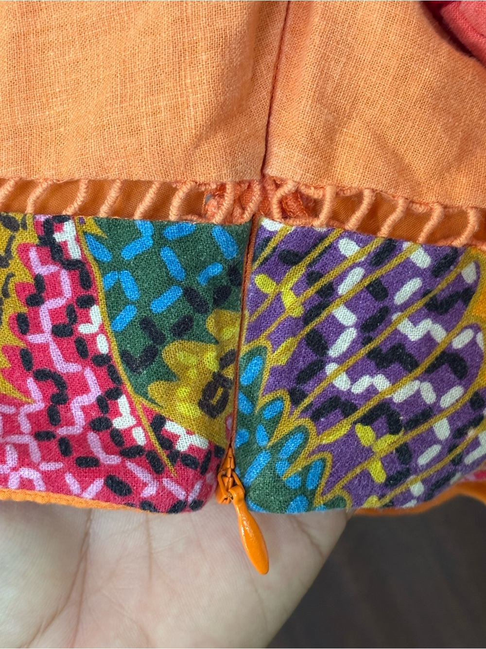 FARM Rio Patchwork Floral Cropped Top - Picture 5 of 7